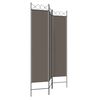 vidaXL 3-Panel Room Divider Anthracite 120x220 cm Fabric