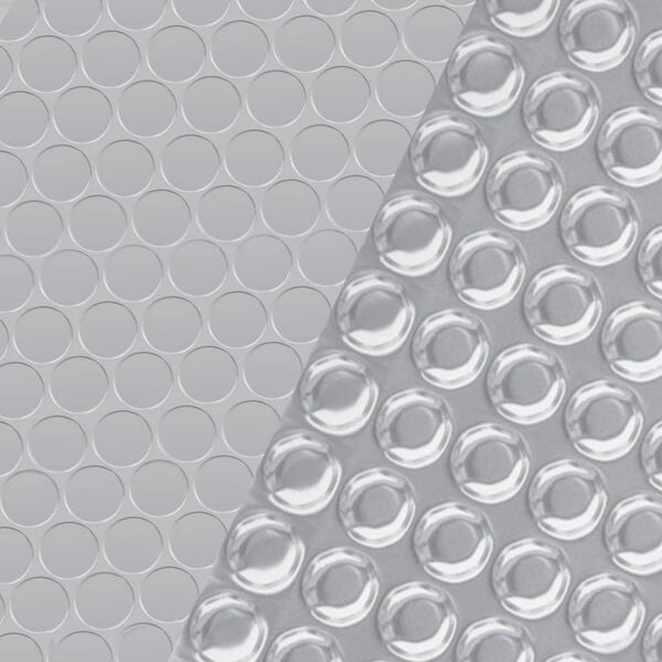 vidaXL Pool Cover Silver 300 cm PE