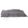 vidaXL Tunnel Tent with Roof Grey and Orange 710 x 460 x 245 cm