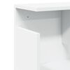 vidaXL Wall Cabinet 100x20x30 cm White Engineered Wood
