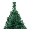 vidaXL Artificial Pre-lit Christmas Tree with Ball Set Green 240 cm
