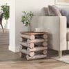 vidaXL Stool Natural 30 x 30 x 38 cm Solid Teak Wood