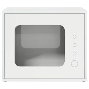 vidaXL Cat House Gloss White 51 x 30 x 42 cm Engineered Wood