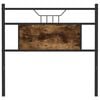 vidaXL Replace Headboard Smoked Oak 75 cm Engineered Wood and Steel