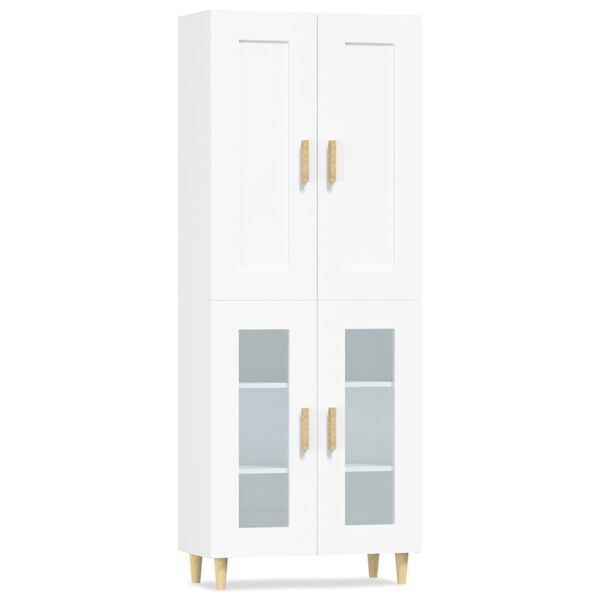vidaXL Highboard White 69.5x34x180 cm Engineered Wood