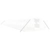 vidaXL Greenhouse with Steel Frame White 80 m&sup2; 20x4x2 m