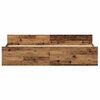 vidaXL Bed Frame Old Wood 203 x 203 x 50 cm Engineered Wood