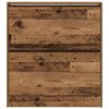 vidaXL Shoe Cabinet Old Wood 80 x 21 x 87.5 cm Engineered Wood