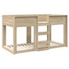 vidaXL Bunk Bed for Kids Sonoma Oak 90 x 190 cm Engineered Wood