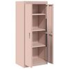 vidaXL Storage Cabinet Pink 60 x 40 x 140 cm Steel