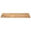vidaXL Table Top 120x60x2.5 cm Rectangular Solid Wood Mango