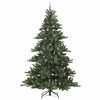 vidaXL Artificial Hinged Christmas Tree Green 240 cm PVC and Steel