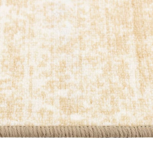 vidaXL Carpet Runner Gold 80x500 cm