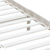 vidaXL Bed Frame without Mattress White Double Solid Wood