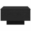 vidaXL Coffee Table Black Oak 55 x 55 x 31 cm