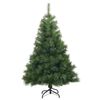 vidaXL Artificial Christmas Tree with 150 LEDs Green 120 cm PE and PVC