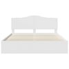 vidaXL Bed Frame with Headboard White 180 x 200 cm Solid Pine Wood