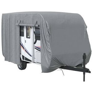 vidaXL Caravan Cover Grey 460x250x220 cm Non-woven Fabric