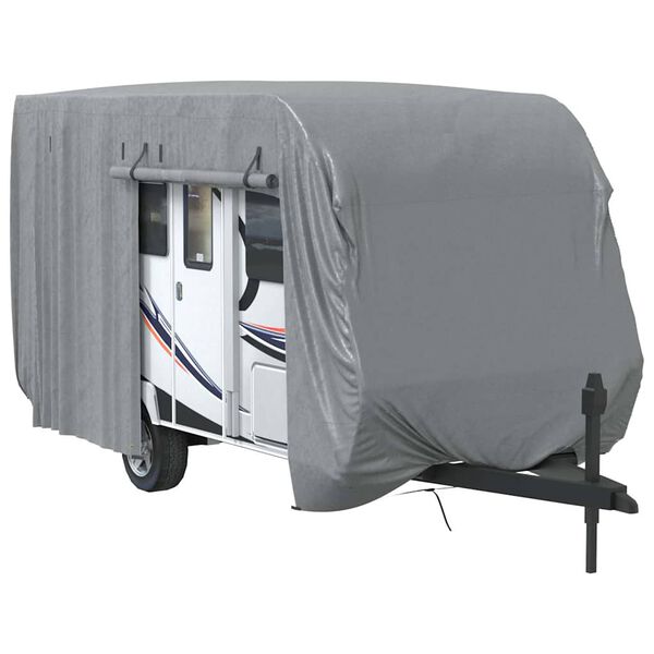 vidaXL Caravan Cover Grey 460x250x220 cm Non-woven Fabric