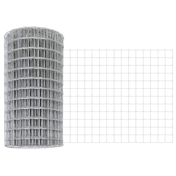 vidaXL Euro Fence 0.4 x 25 m PVC-coated iron