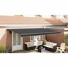 vidaXL Retractable Awning Anthracite 5x3 m Fabric and Aluminium