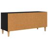 vidaXL TV Cabinet Black Oak 100 x 34.5 x 44.5 cm Engineered Wood