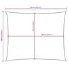 vidaXL Sunshade Sail Oxford Fabric Rectangular 6x7 m Black