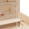 vidaXL Bed Frame without Mattress 140x190 cm Solid Wood Pine
