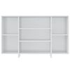 vidaXL Sideboard High Gloss White 120x30x75 cm Engineered Wood