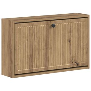 vidaXL Wall-Mounted Shoe Cabinet EDE 71 x 17 x 43 cm Engineered Wood