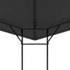 vidaXL Garden Gazebo 3x3 m Anthracite 160 g/m&sup2;