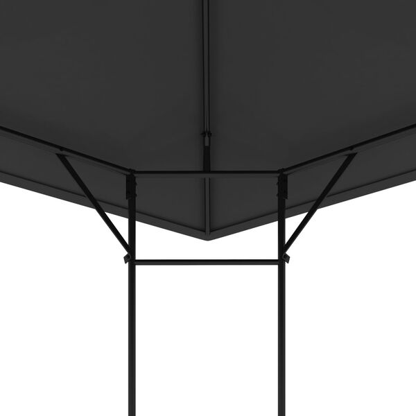 vidaXL Garden Gazebo 3x3 m Anthracite 160 g/m&sup2;