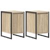 vidaXL Bedside Table 2 pcs Sonoma 39.5 x 30 x 50 cm Engineered Wood