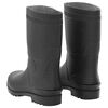 vidaXL Rain Boots Black Size 45 PVC