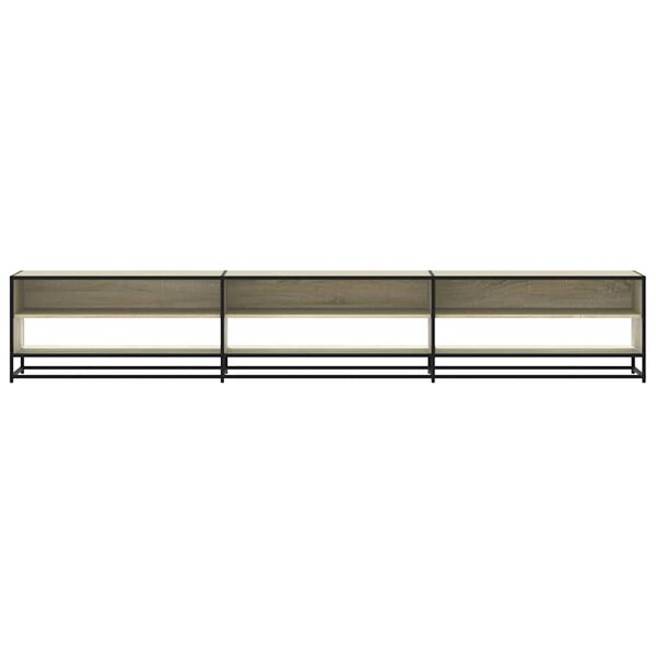 vidaXL TV Cabinet Sonoma Oak 270x40x46 cm Engineered Wood