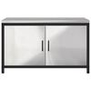 vidaXL Kitchen Storage with Shelf Silver 90 x 50 x 53 cm Steel