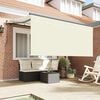 vidaXL Retractable Awning Cream 300 x 200 cm Polyester and Aluminium
