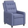 vidaXL Recliner Chair Jeans Blue 65 x 93 x 102 cm Fabric