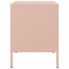 vidaXL Bedside Cabinets 2 pcs Pink 36x39x50.5 cm Steel