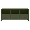 vidaXL TV Cabinet Olive Green 100.5x39x43.5 cm Steel