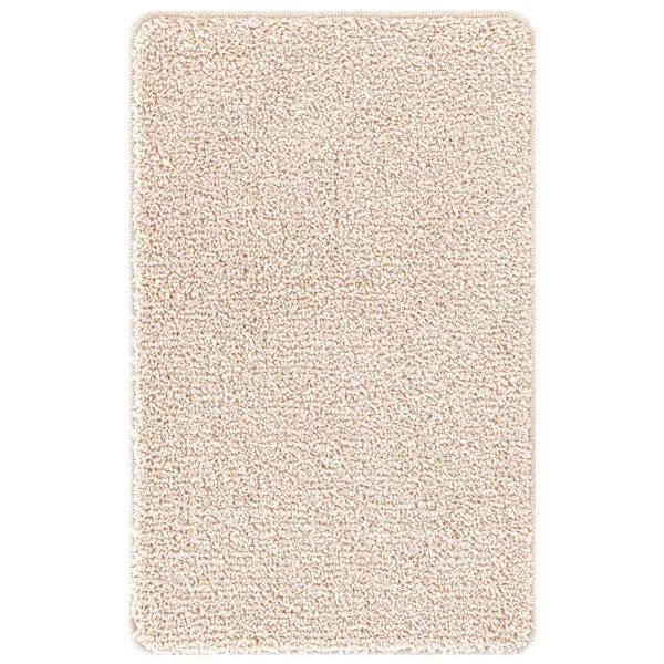 vidaXL Anti-slip Bath Mat Cream 60 x 90 cm PP