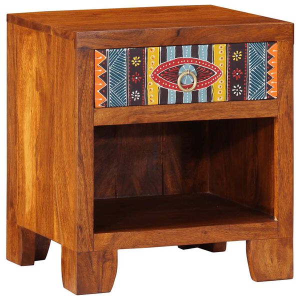 vidaXL Bedside Cabinet 40x35x45 cm Solid Wood Acacia
