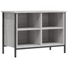 vidaXL Shoe Cabinet Grey Sonoma 69x35x50 cm Engineered Wood