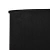 vidaXL 9-panel Wind Screen Fabric 1200x120 cm Black