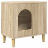 vidaXL Cat House Sonoma 51 x 30 x 52 cm Engineered Wood