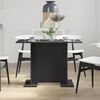 vidaXL Dining Table Black 110 x 60 x 75 cm Engineered Wood
