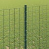 vidaXL Fence Post 5 pcs Green 140 cm Steel