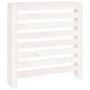 vidaXL Radiator Cover White 79.5x19x84 cm Solid Wood Pine
