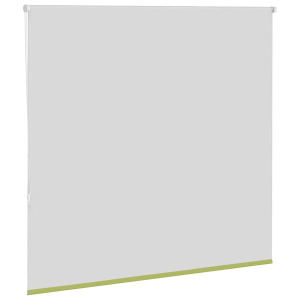 vidaXL Roller Blind Blackout Leaves Green 160x175 cm Fabric Width 156.6 cm Polyester
