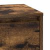 vidaXL Bedside Cabinet Smoked Oak 39 x 34.5 x 65 cm Engineered wood